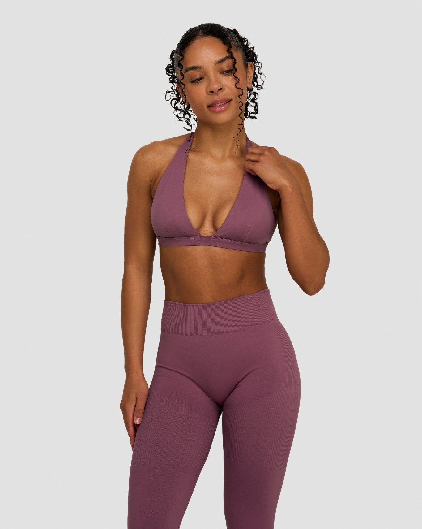 Soutien-gorge dos nu sans coutures Elevate™ Sculpting à col en V | Mauve orchidée
