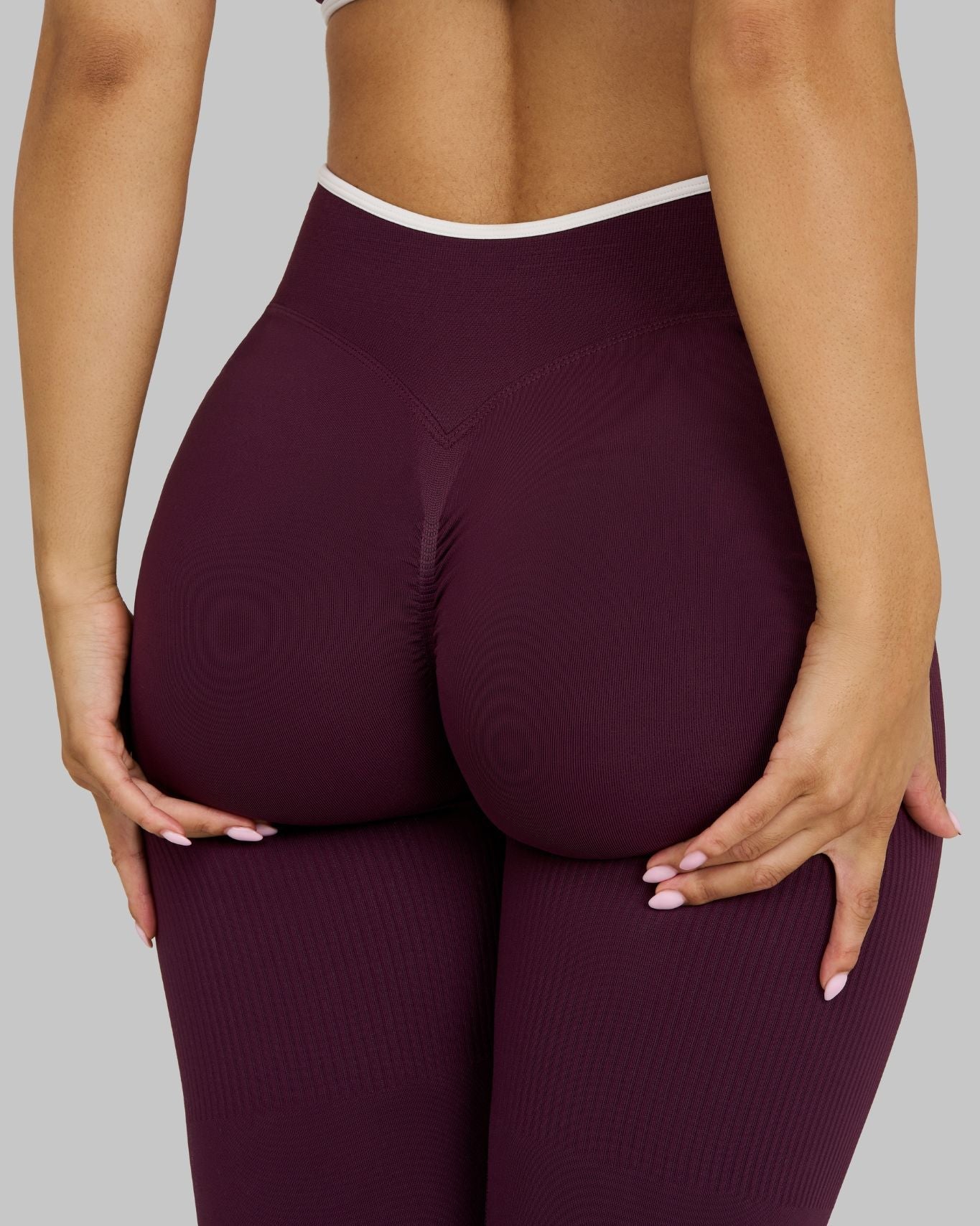 Legging V-Tailleur Kontour | Prune hivernale