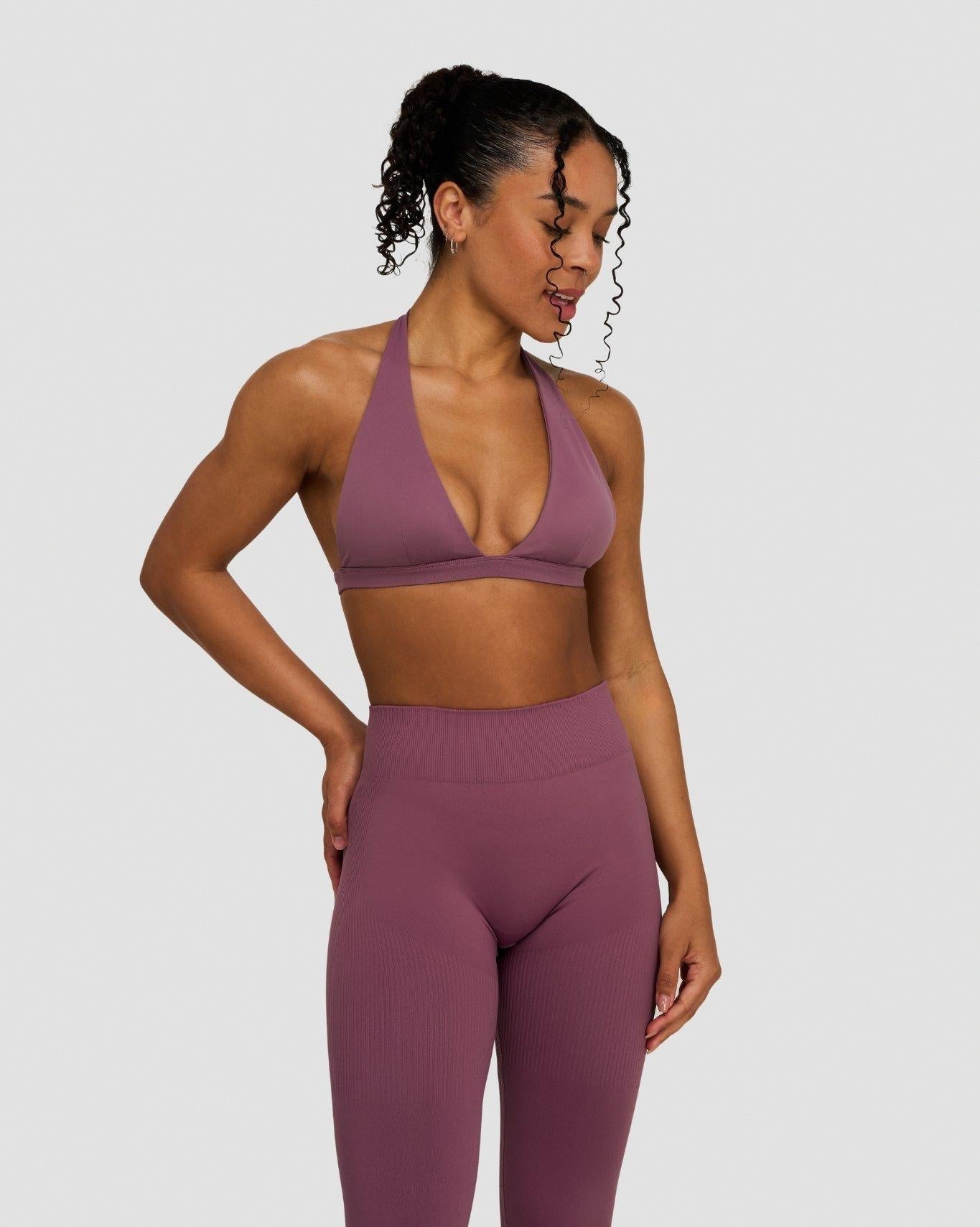 Soutien-gorge dos nu sans coutures Elevate™ Sculpting à col en V | Mauve orchidée