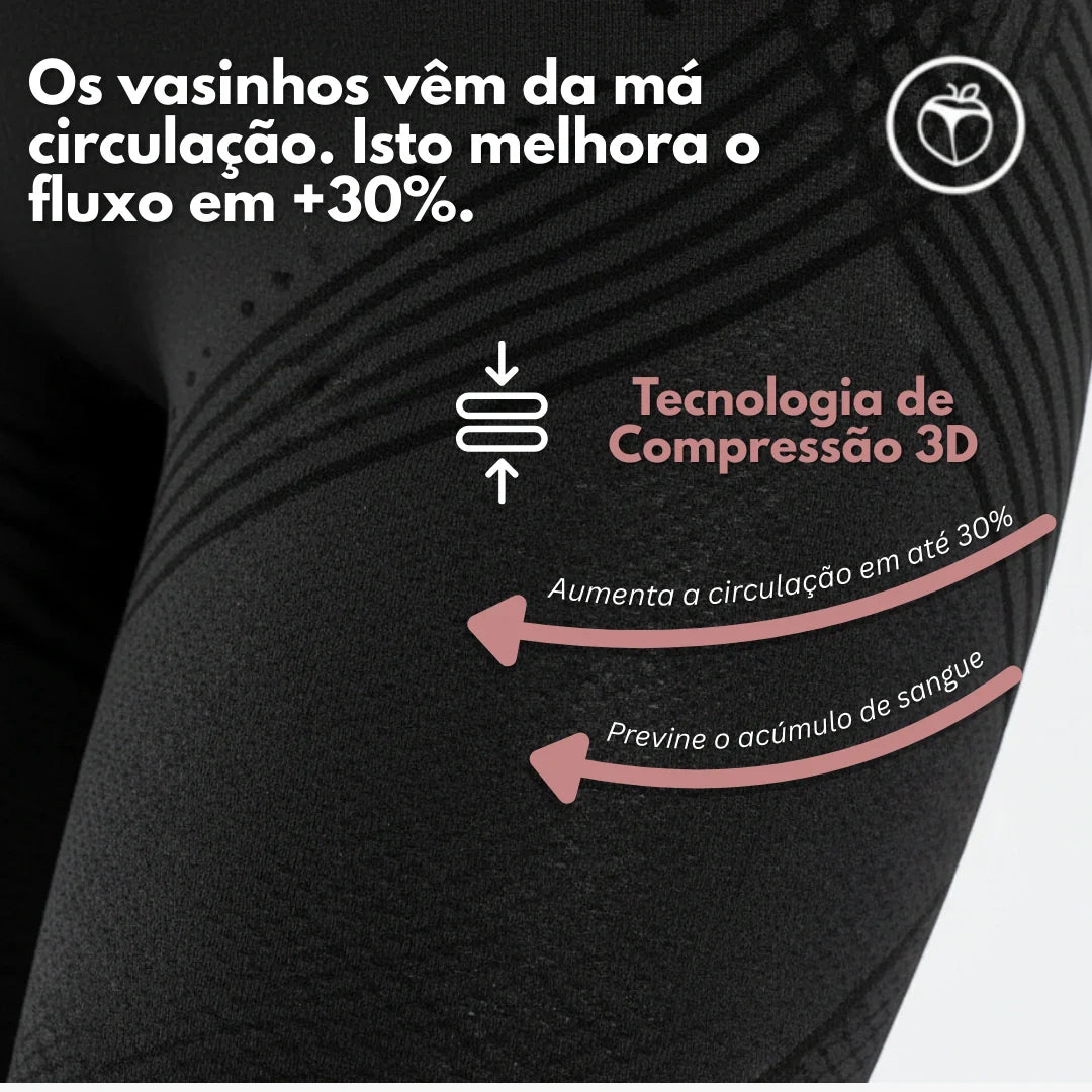 Legging Cellumove 3D – Alivie e previna as varizes de forma natural.