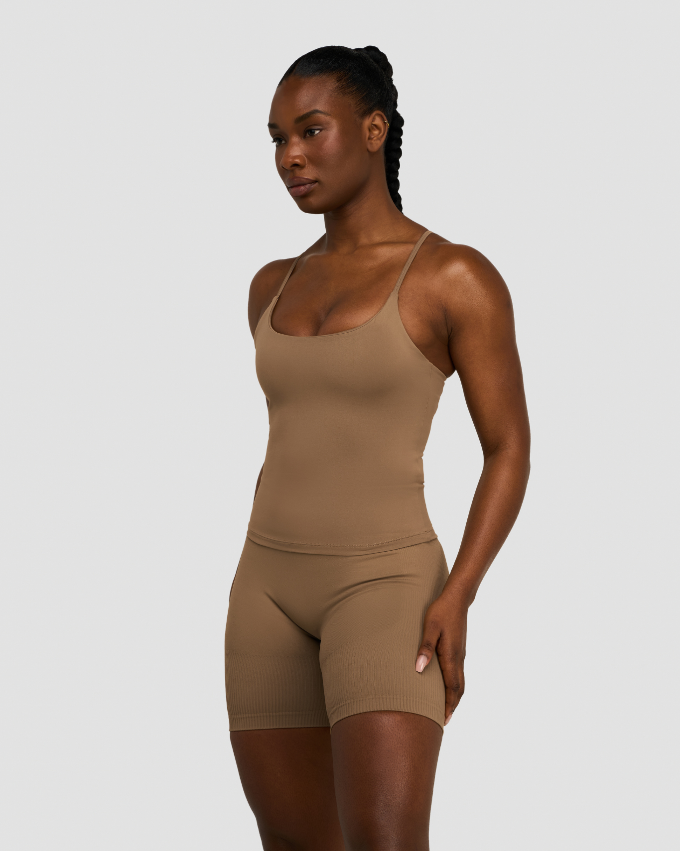 Caraco sans couture Sculpting Elevate™ à encolure dégagée | Caramel