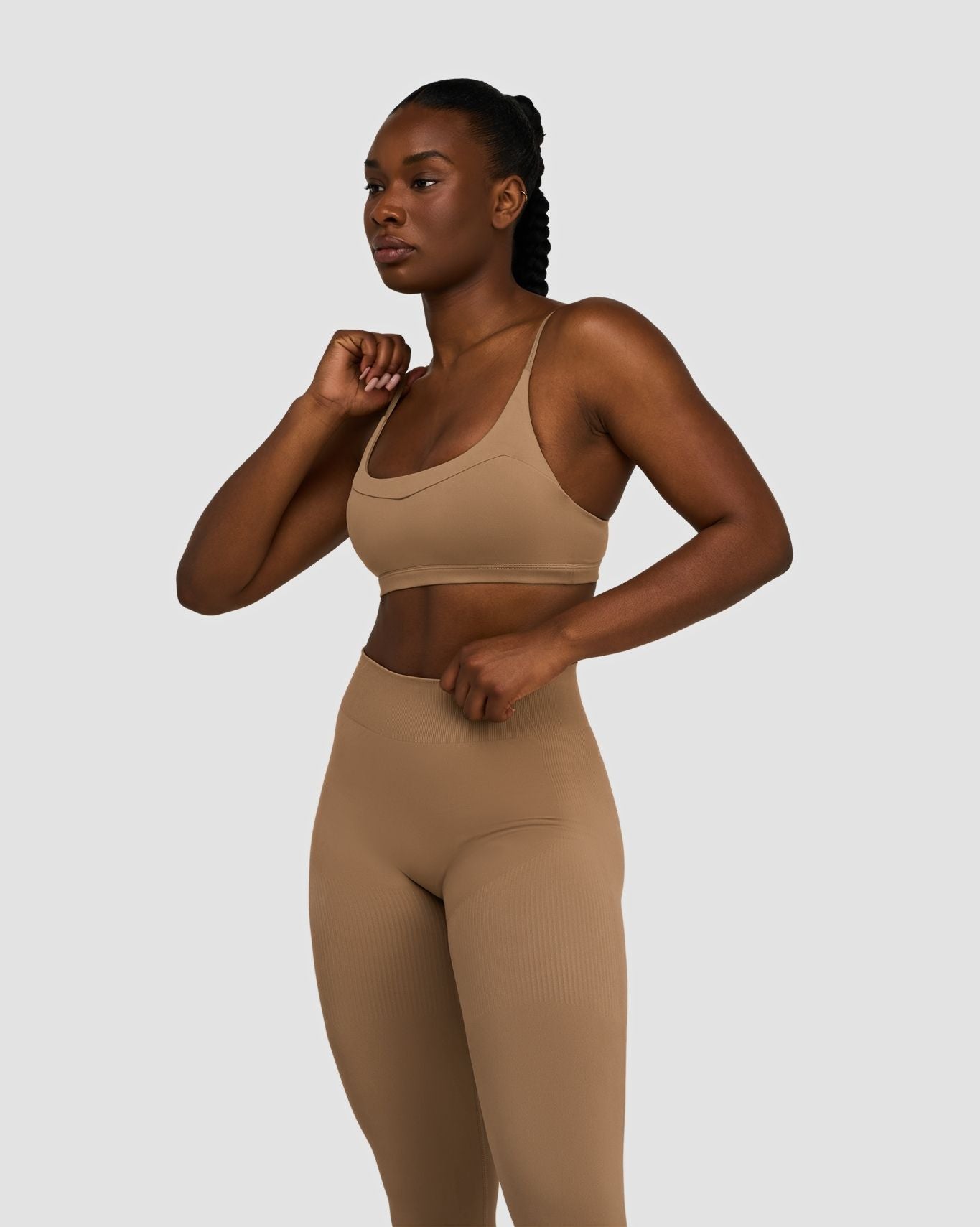 Soutien-gorge sans couture sculptant à encolure dégagée Elevate™ | Toffee