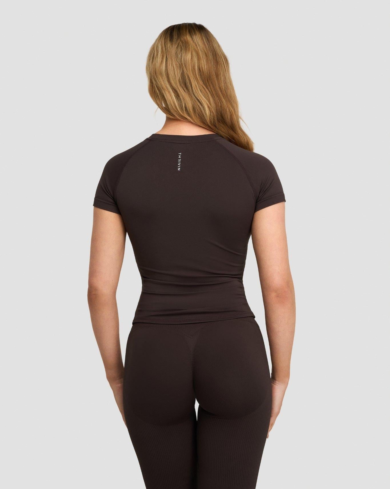T-shirt de compression Elevate™ | Café