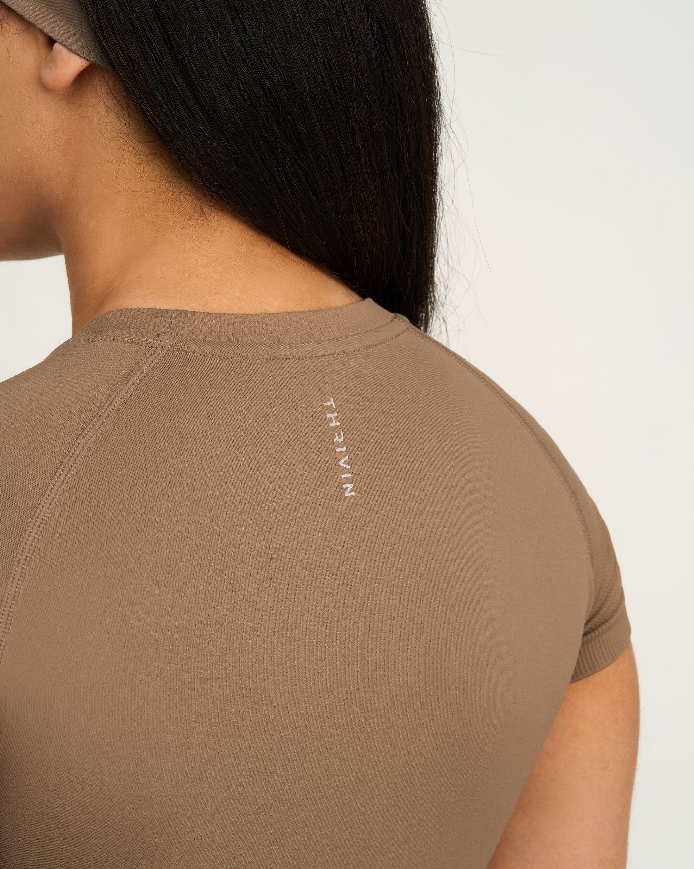 T-shirt de compression Elevate™ | Caramel