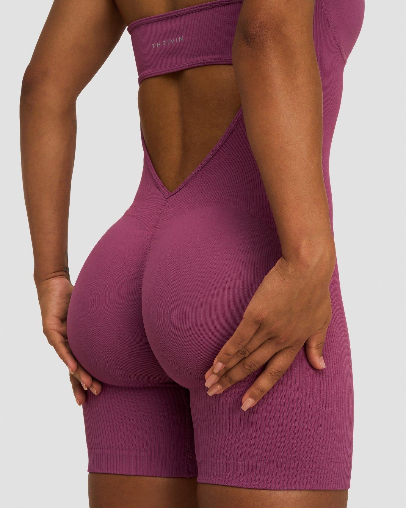 Combinaison Sculptante Dos Nu Elevate™ | Mauve Orchidée