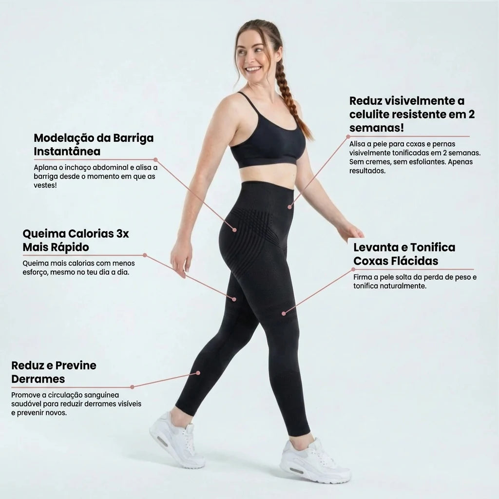Legging Cellumove 3D – Redefina a sua silhueta sem esforço