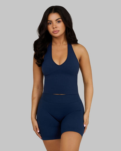 Top dos nu galbant sans coutures Elevate™ | Bleu marine nuit