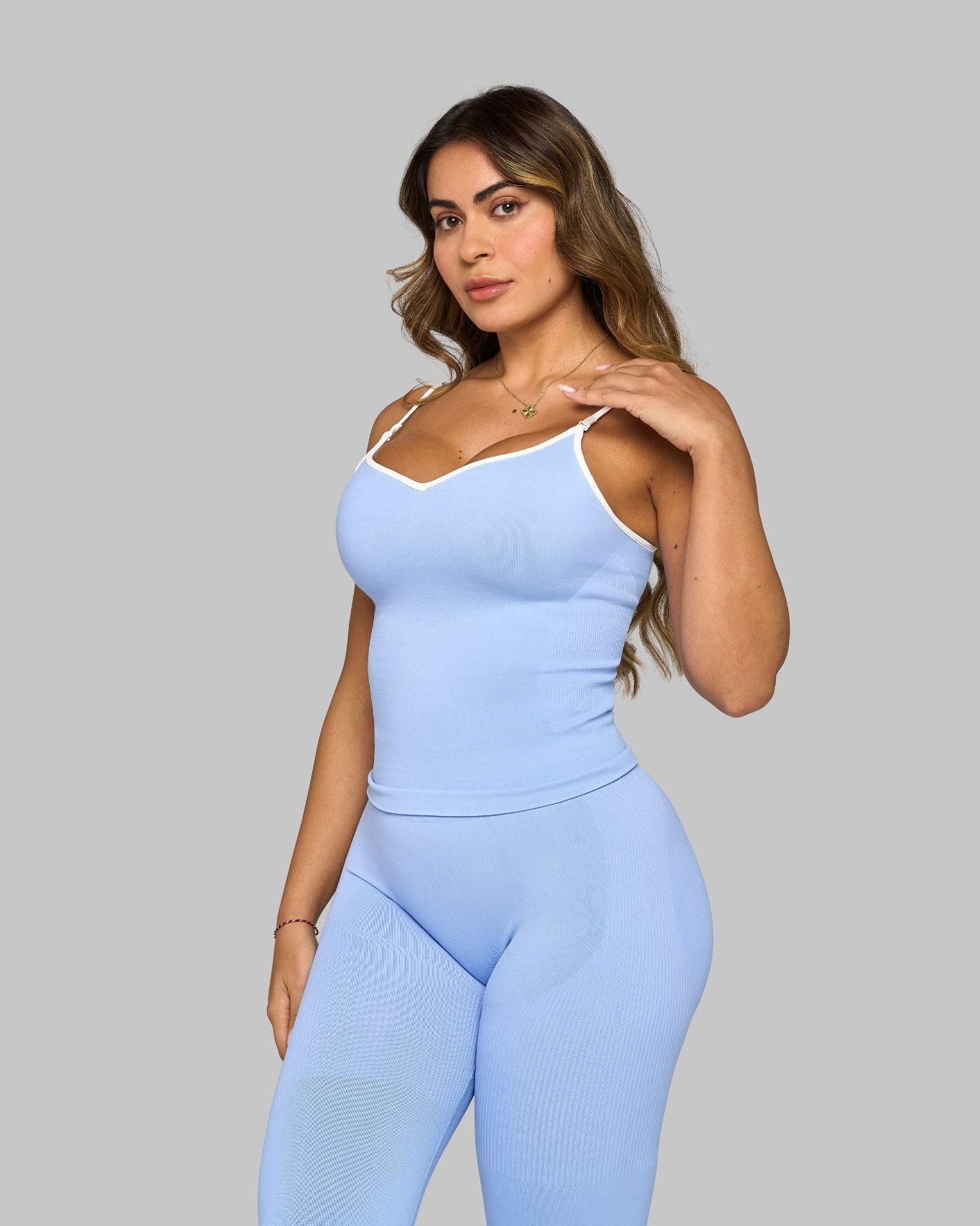 Débardeur Sweetheart avec contour | Glacier