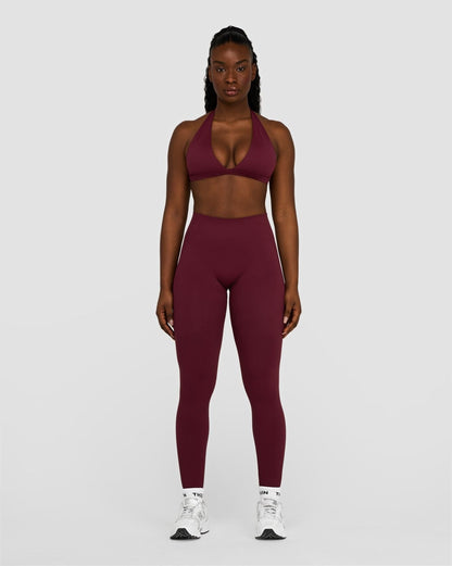 Legging galbant taille mi-haute Elevate™ Scrunch | Merlot