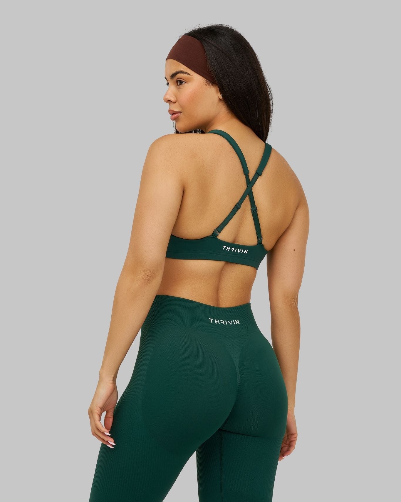 Soutien-gorge multi-position à fort impact Elevate™ Sculpting Medium | Vert Pin