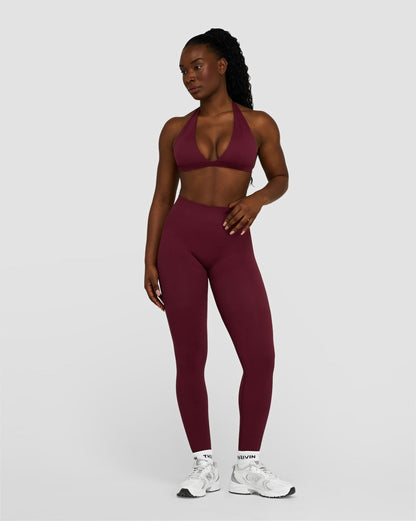 Legging galbant taille mi-haute Elevate™ Scrunch | Merlot