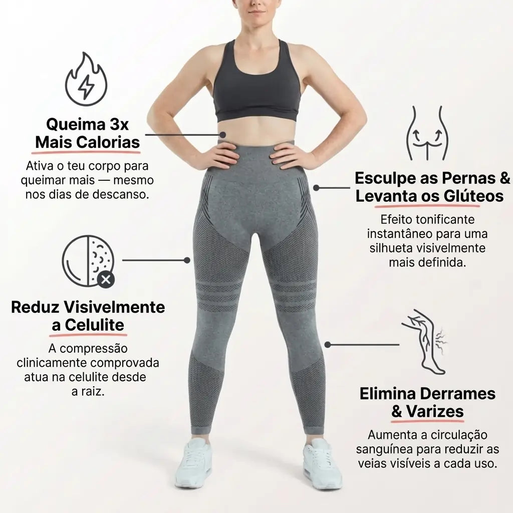 Legging Cellumove 3D – Redefina a sua silhueta sem esforço