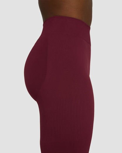 Legging galbant taille mi-haute Elevate™ Scrunch | Merlot