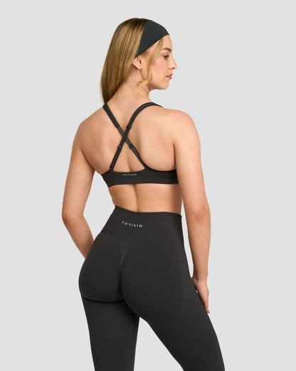 Soutien-gorge multi-positions à impact moyen Elevate™ Sculpting | Gris anthracite