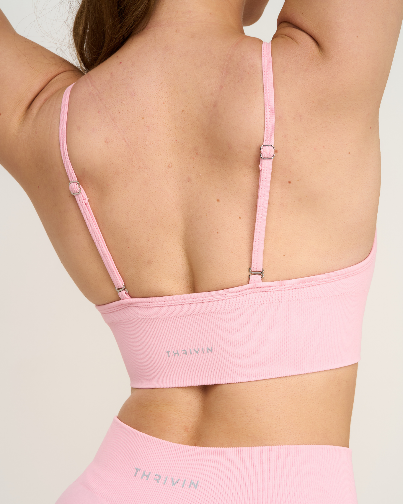 Soutien-gorge sans coutures sculptant multi-positions Elevate™ | Rose coton