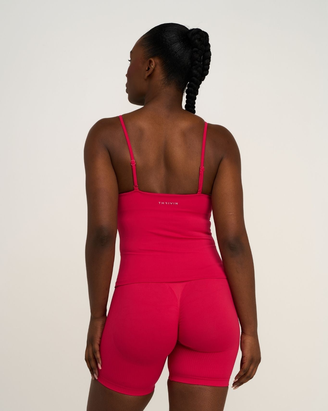 Débardeur sans coutures col rond sculptant Elevate™ | Fraise