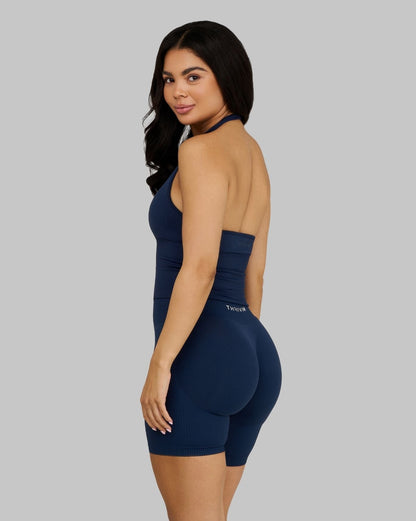 Top dos nu galbant sans coutures Elevate™ | Bleu marine nuit
