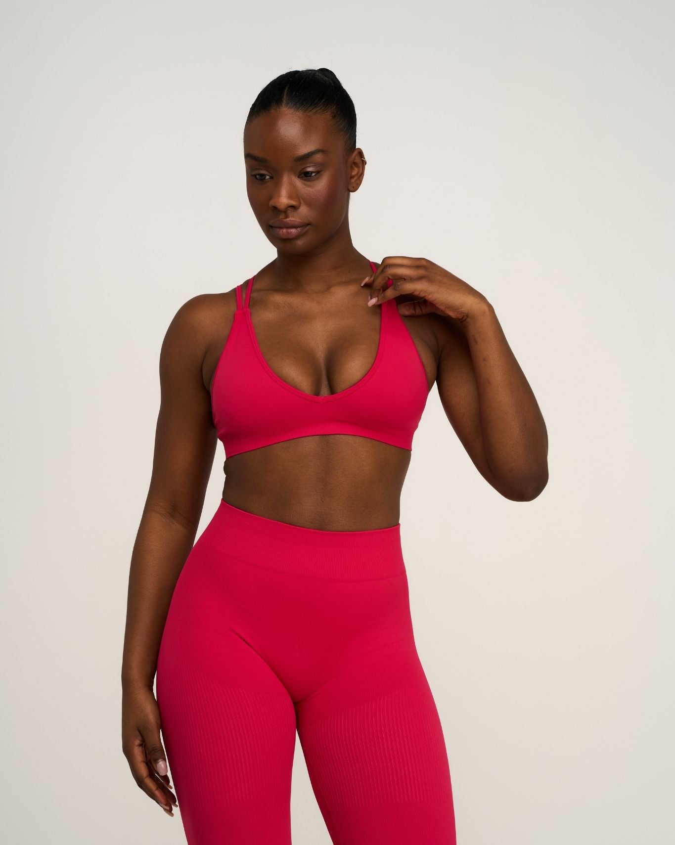 Soutien-gorge sans coutures galbant à décolleté plongeant Elevate™ | Strawberry