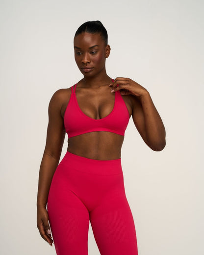 Soutien-gorge sans coutures galbant à décolleté plongeant Elevate™ | Strawberry