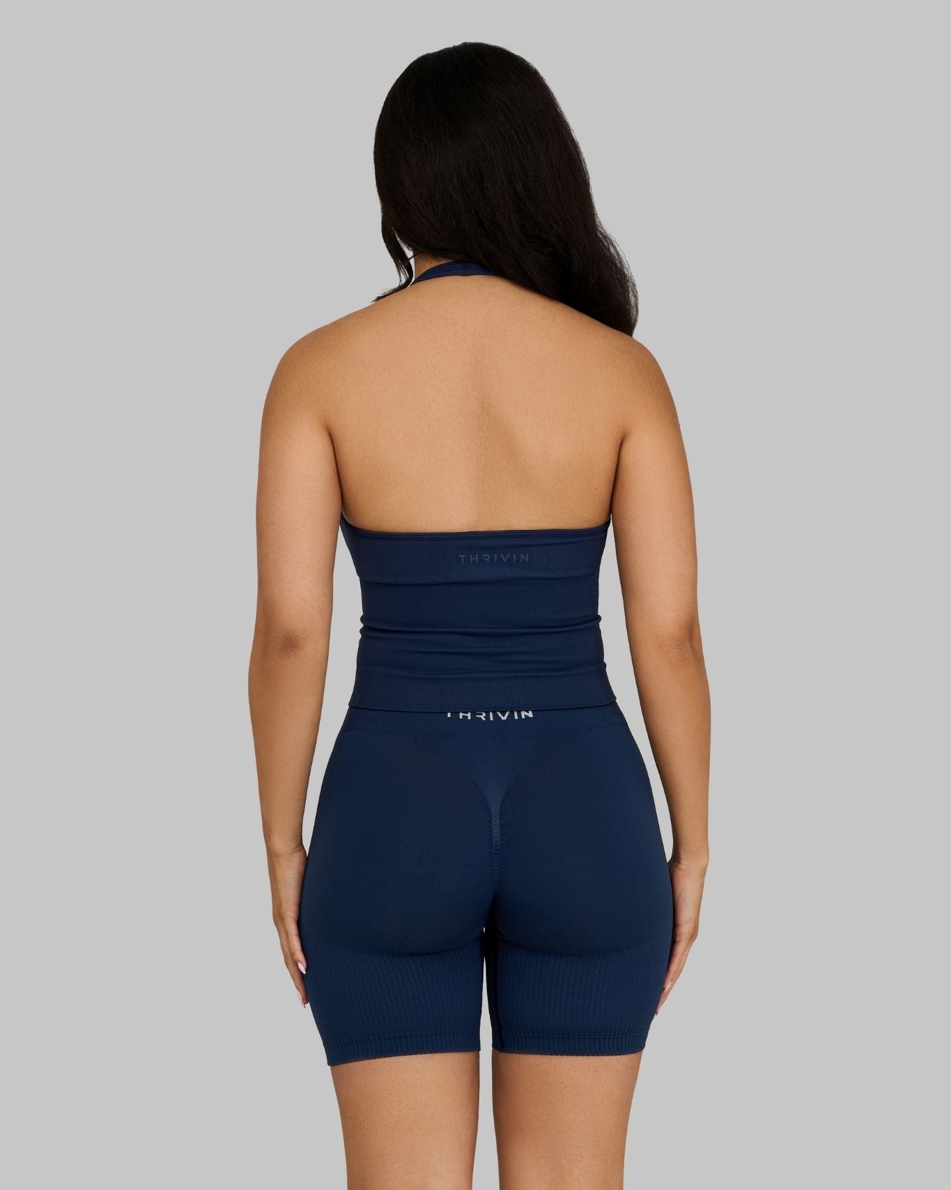 Top dos nu galbant sans coutures Elevate™ | Bleu marine nuit