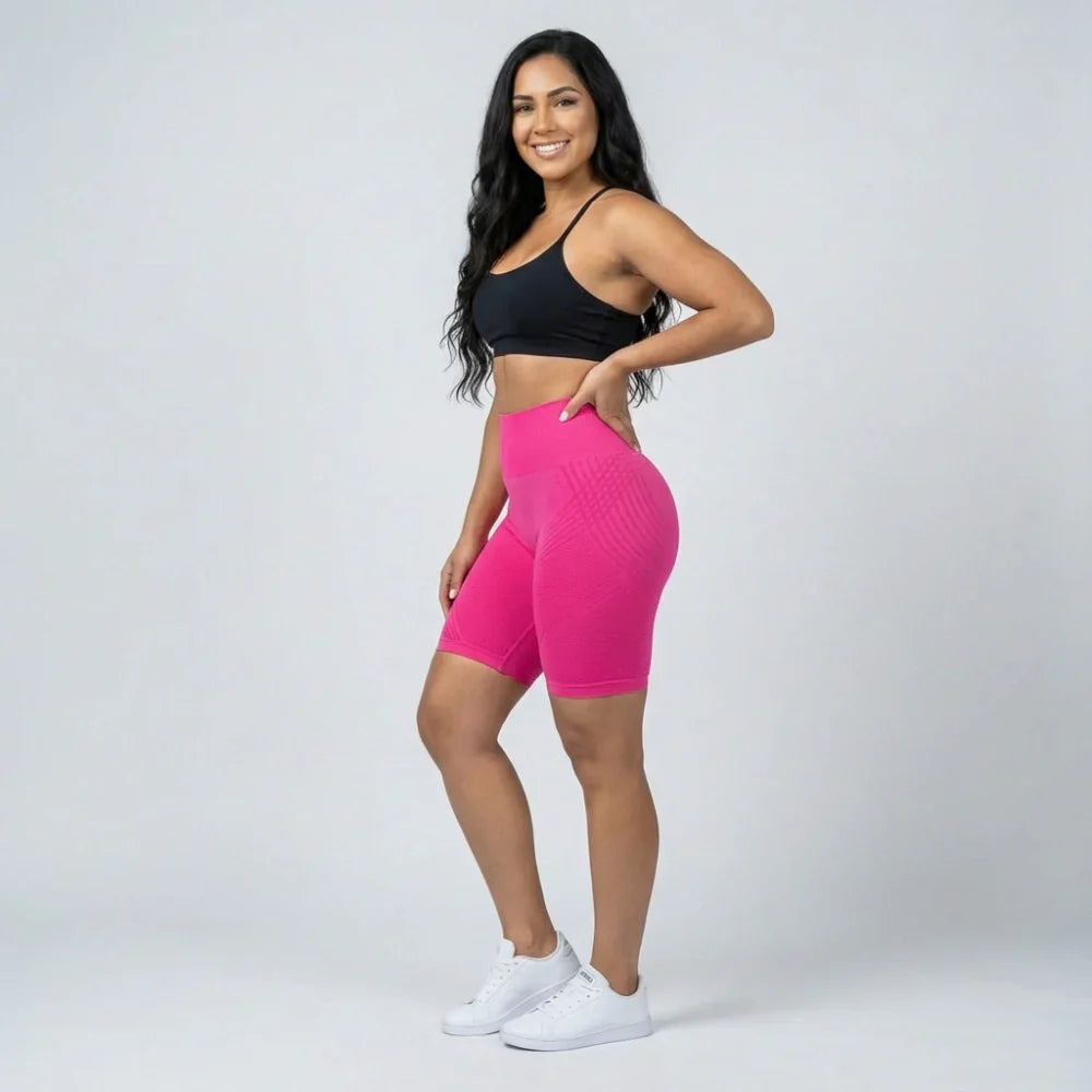Legging courte Cellumove 3D – Rose vif