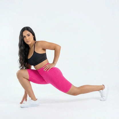 Legging courte Cellumove 3D – Rose vif