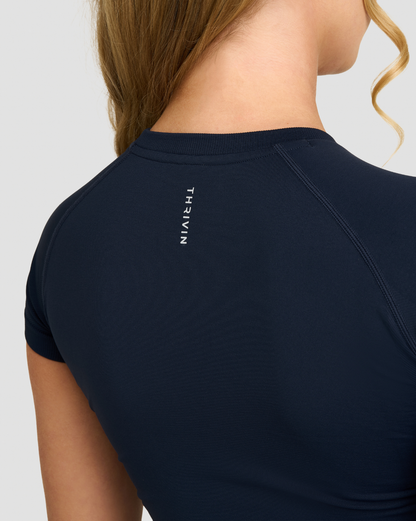 T-shirt de compression Elevate™ | Bleu marine