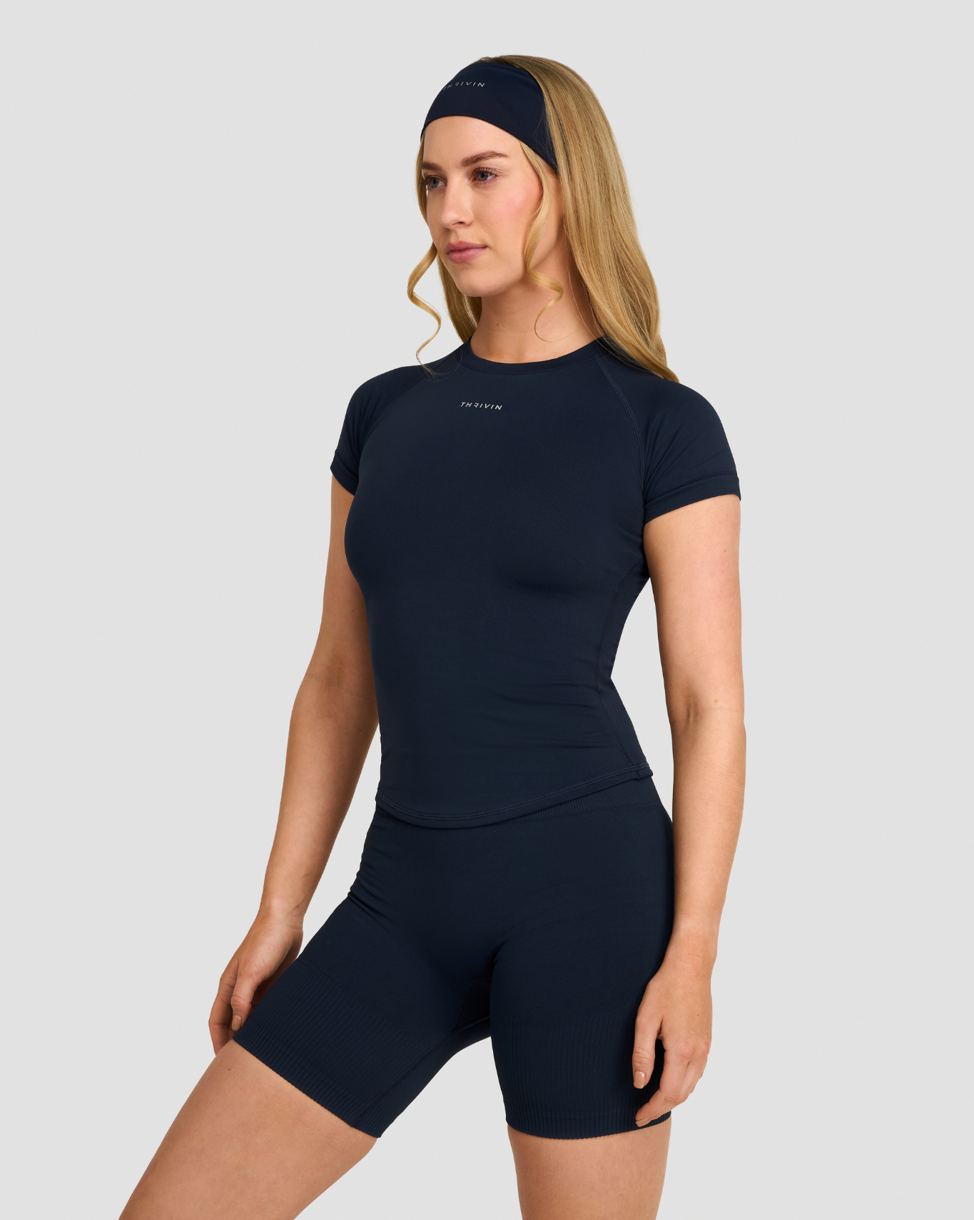 T-shirt de compression Elevate™ | Bleu marine