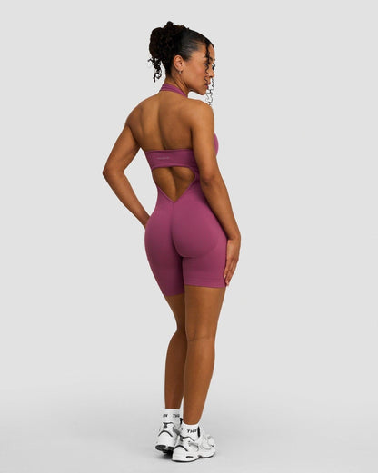 Combinaison Sculptante Dos Nu Elevate™ | Mauve Orchidée