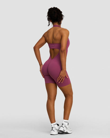 Combinaison Sculptante Dos Nu Elevate™ | Mauve Orchidée