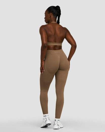 Leggings sculptants taille mi-haute froncés Elevate™ | Toffee