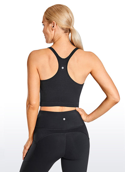 Soutien-gorge long sans coutures dos nageur