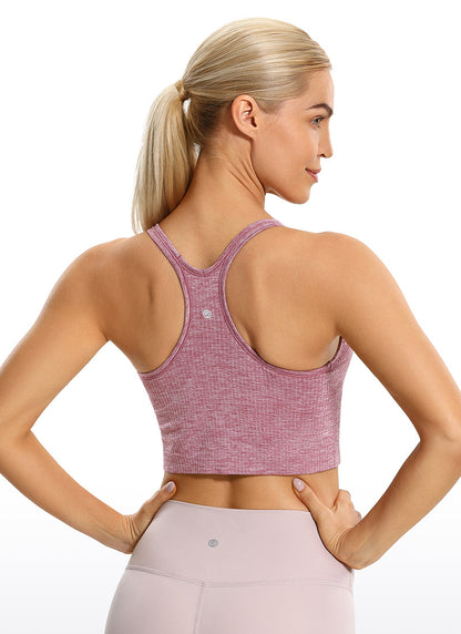 Soutien-gorge long sans coutures dos nageur
