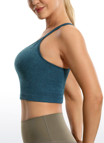 Soutien-gorge long sans coutures dos nageur